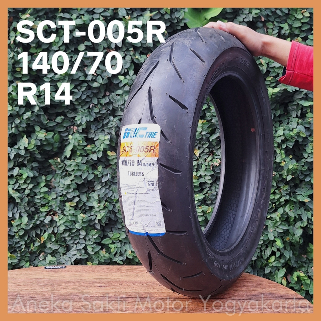 Ban Motor IRC SCT-005R 140/70-14 Tubeless Ban Luar R14 aerox belakang pcx vario 150 sct005
