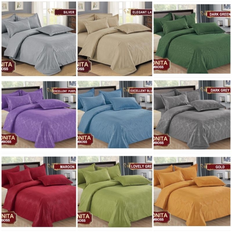 Bedcover Bonita Uk 180x200 / Bedcover Bonita Polos 180x200 / Bonita / Bedcover / Slimut