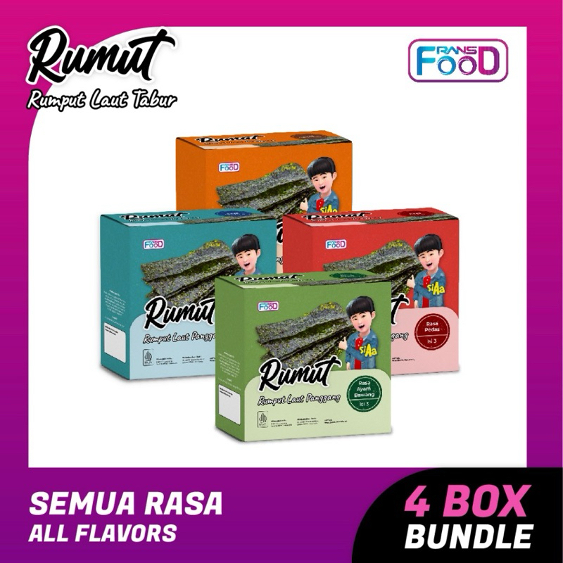 

Rumut Panggang Rasa | Cemilan Rumput Laut