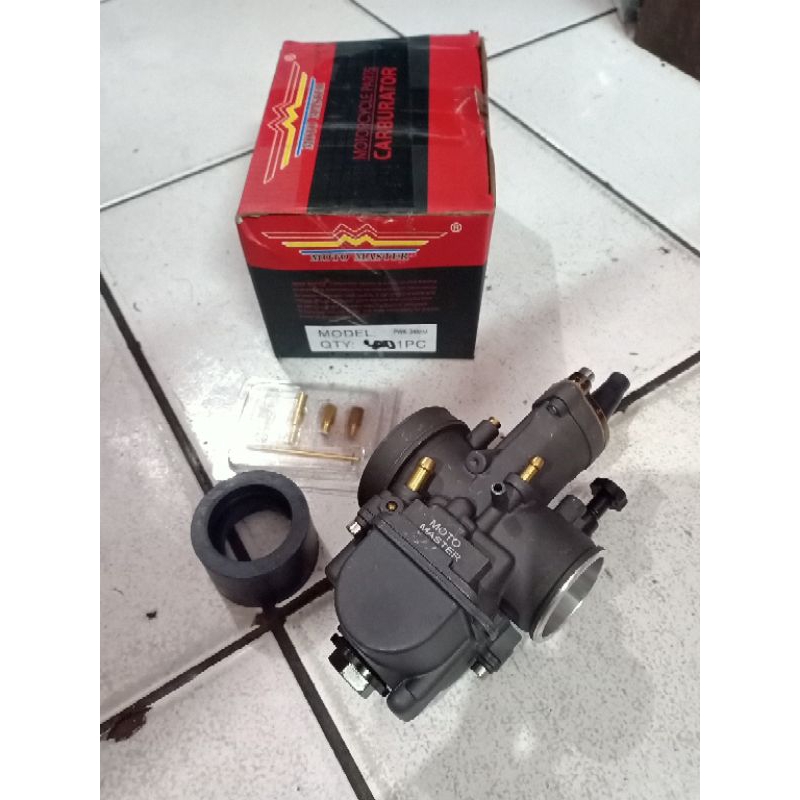 Karburator PWK 34 Moto Master hitam karbu pwk 34 Moto master import