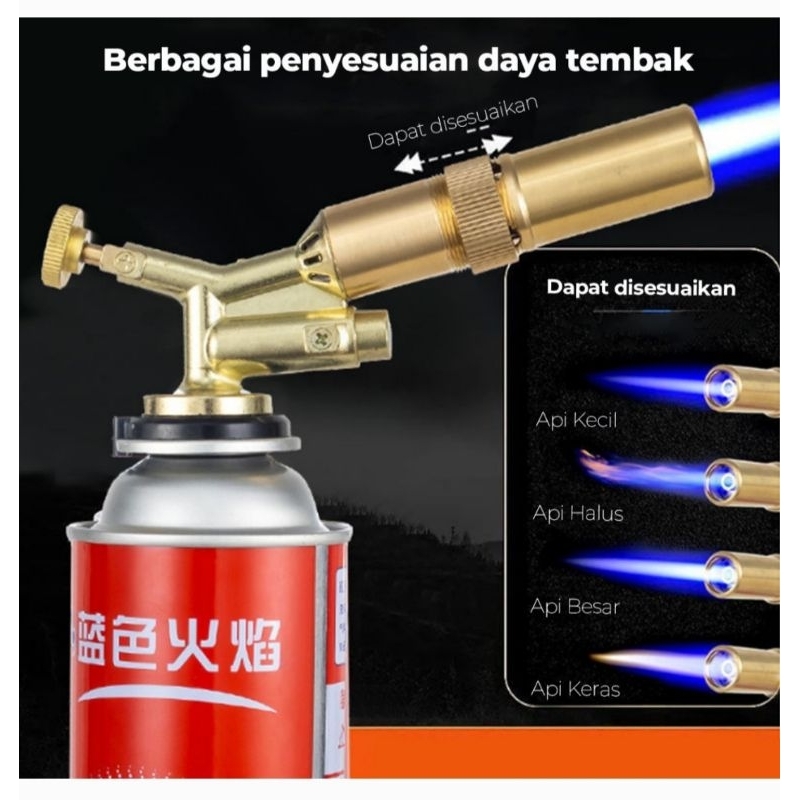 Flame Gun Kuningan 901 Gas Torch Flame Gun BBQ - Flame Gun Kuningan Bisa COD