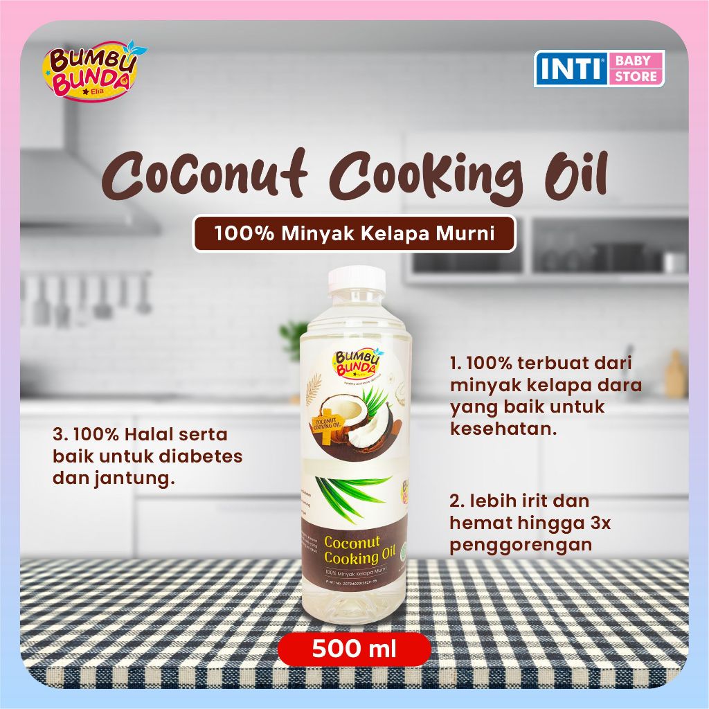 

Bumbu Bunda by Elia - Coconut Cooking Oil | Minyak Goreng Kelapa 500ml