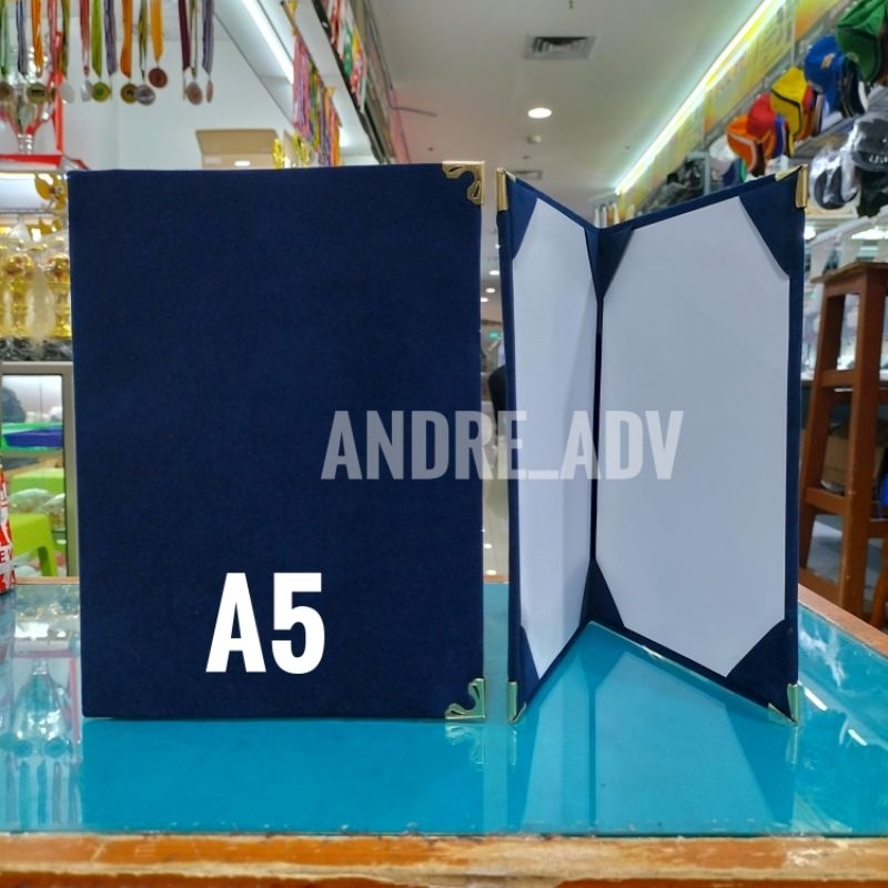 

map beludru ukuran A5 map sambutan