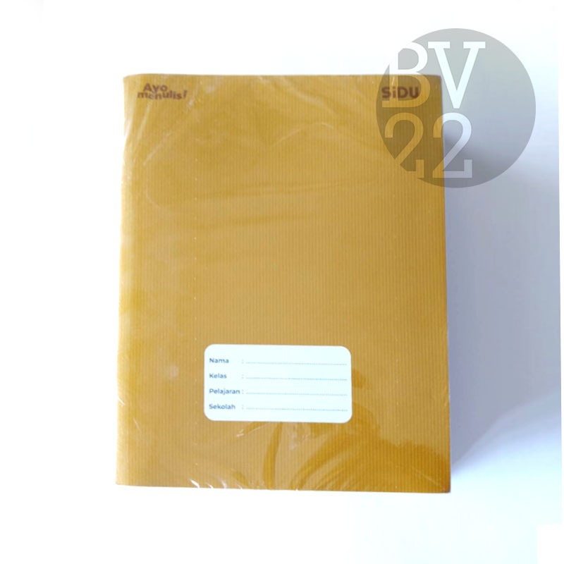 

Buku Tulis MOtif Sampul Cokelat SIDU Isi 40 Lembar