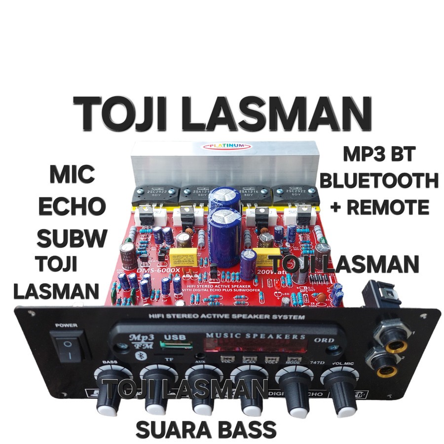 Kit Speaker Aktif Dms 6000 + Mp3