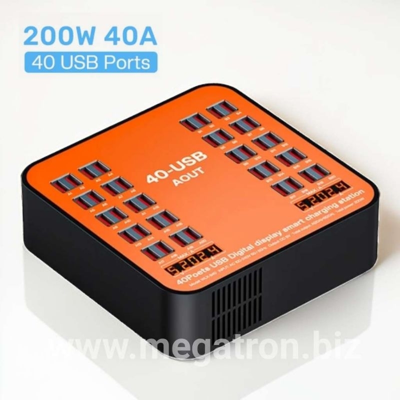 40-port USB Charge Station - cocok untuk receiver Tour Guide System