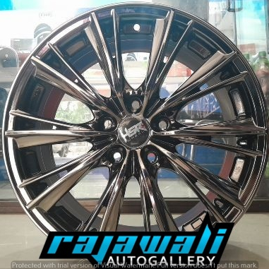 VELG MOBIL BLACK CHROME RING 17 HSR WX COCOK DI ERTIGA SERENA INNOVA VOXY XPANDER BRV