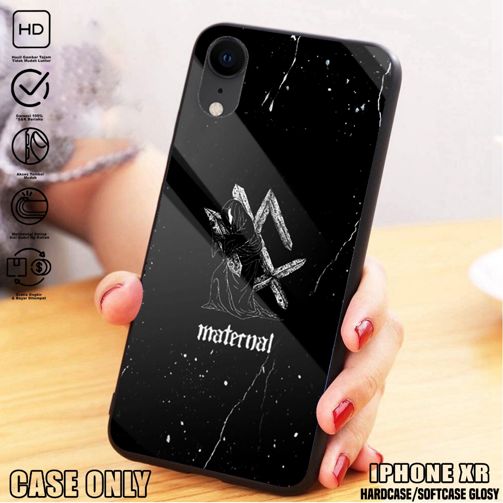 Case IPHONE XR  - Casing IPHONE XR [ MTRNL ] Silikon IPHONE XR  - Kesing Hp - Casing Hp  - Case Hp -