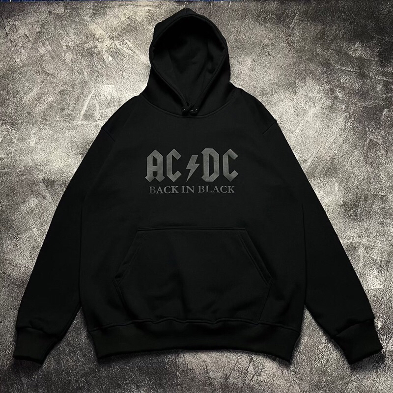 hoode pull&bear x acdc super premium high quality