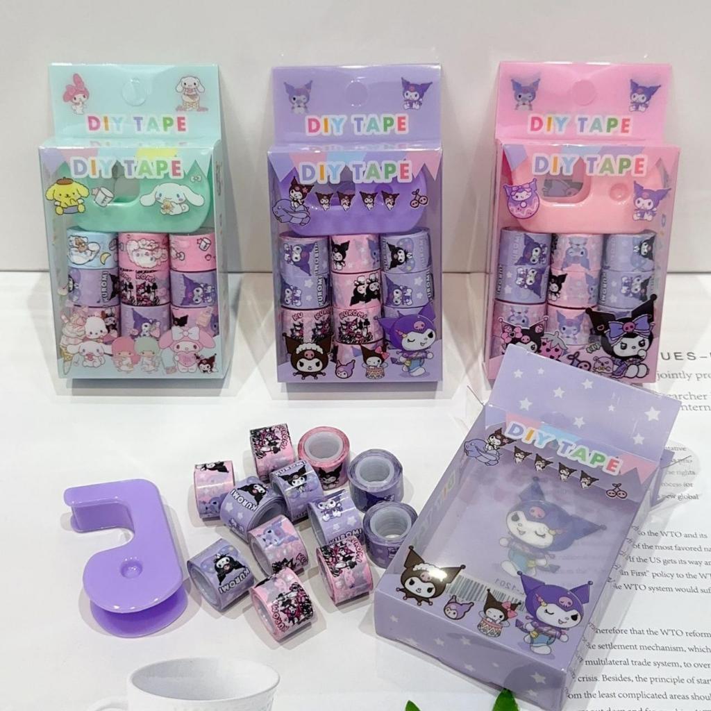 TAPE SANRIO LUCU FREE DISPENSER TAPE / ISOLASI KERTAS MINI KARAKTER SANRIO
