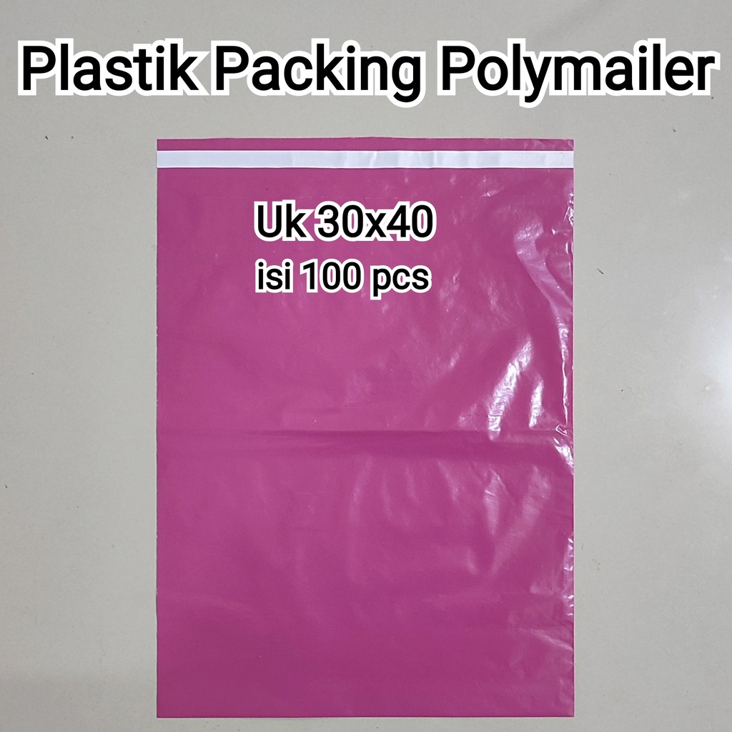 

PLASTIK POLYMAILER PINK 2 UKURAN / 1 PACK ISI 50 PCS