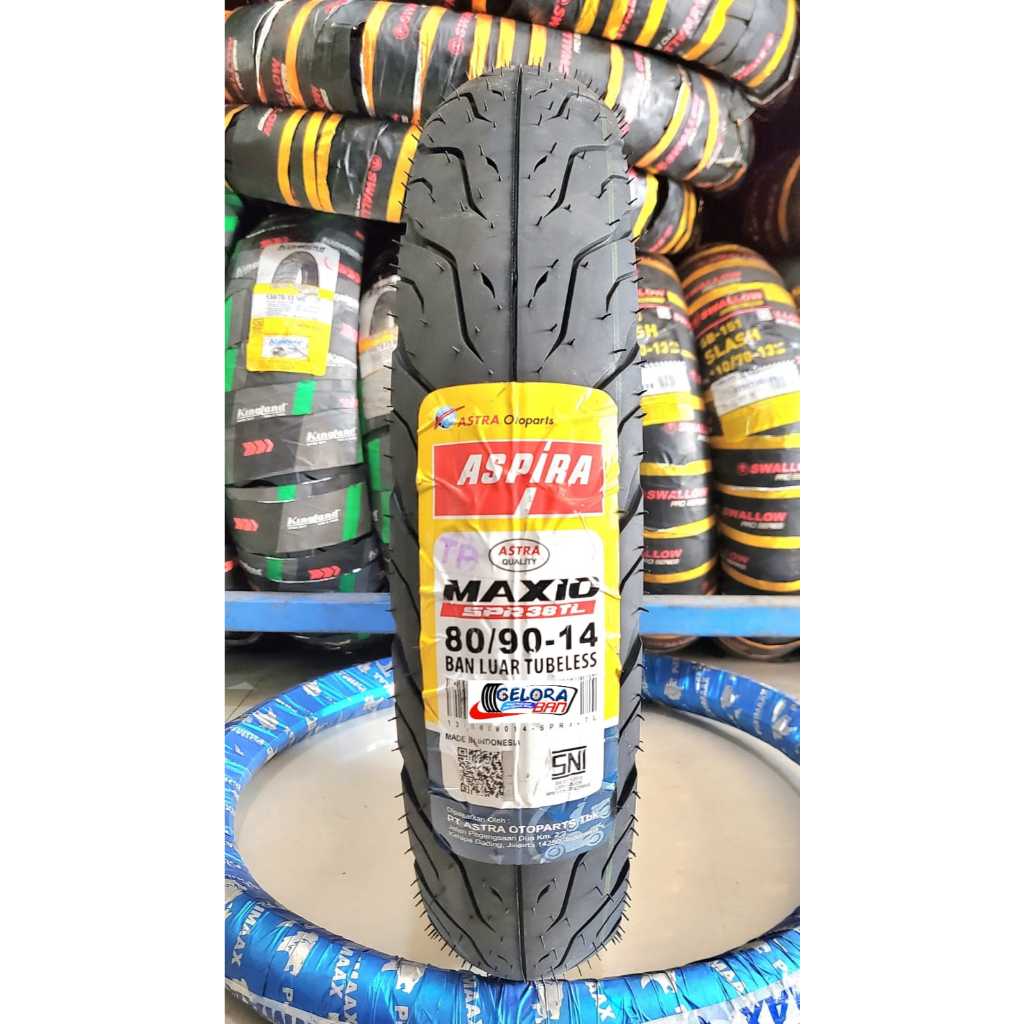 ban tubles aspira 80/90-14 ring 14 ban aspira 80/90-14 ban 80/90-14 ban aspira spr38 ban luar 80/90-