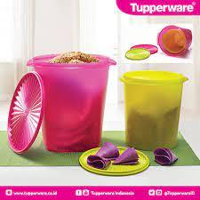 Tupperware Maxi Canister Ungu Toples Kerupuk 10 L