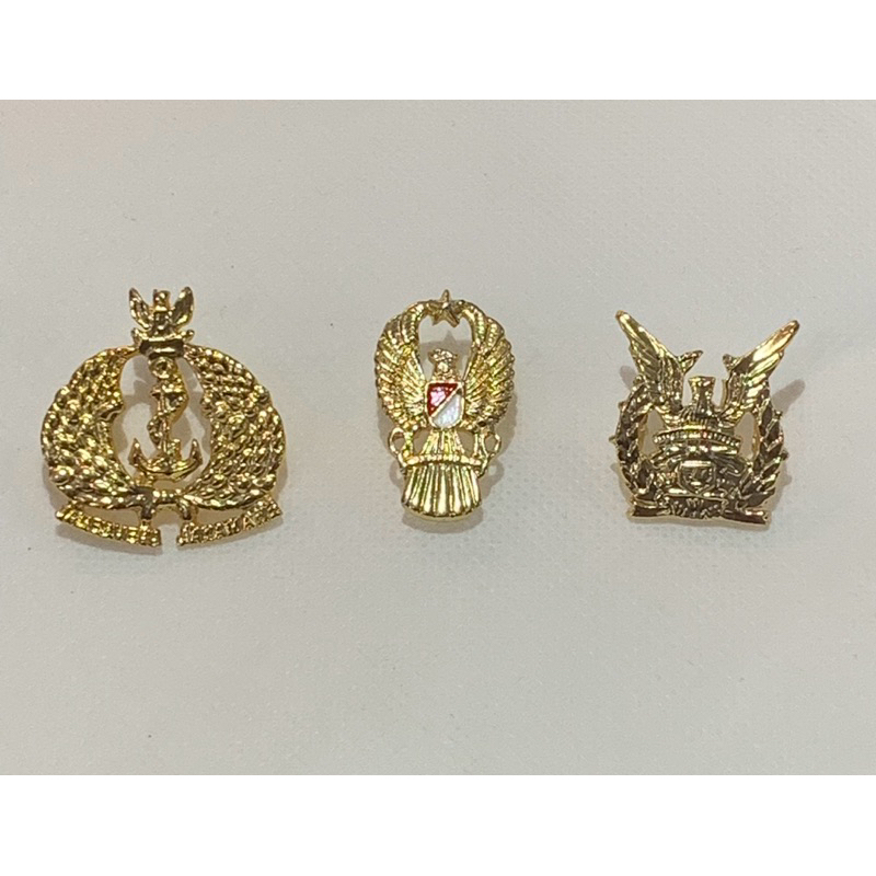 PIN TOPI MUT TNI AD, PIN TOPI MUT TNI AL, PIN TOPI MUT TNI AU