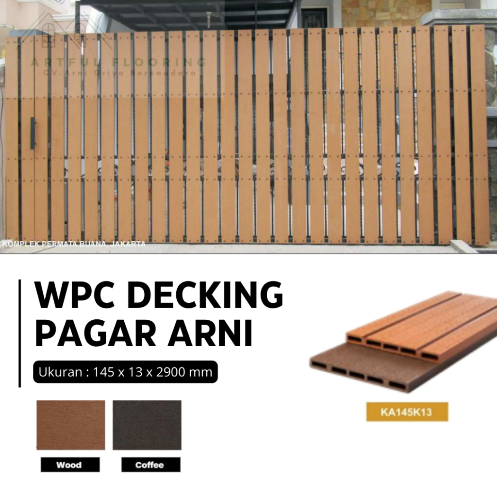 FLASH SALE WPC Decking Pagar | Tebal 13mm
