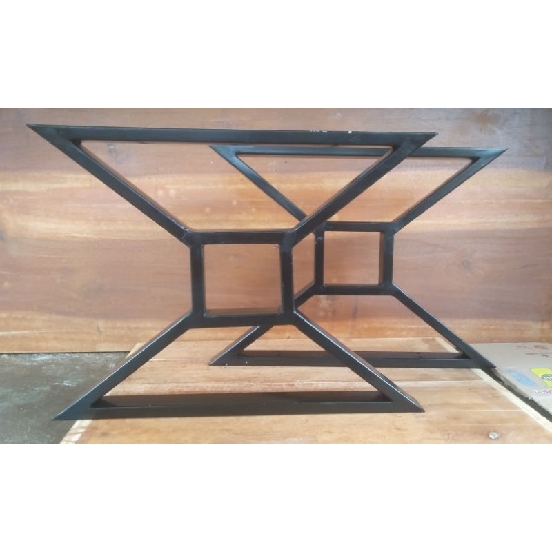 Kaki meja besi hollow minimalis harga sepasang kanan kiri