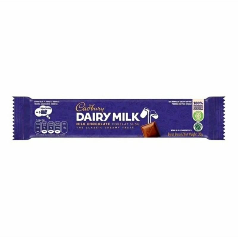 

SALE Cadbury Dairy Milk Chocolate 30g Reject Penyok