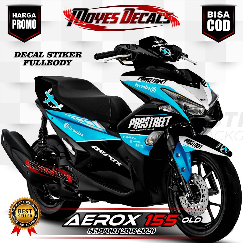 Decal Motor Aerox Old - Stiker Motor Aerox Old Fullbody Premium - Variasi Motor Aerox Old Prostreet