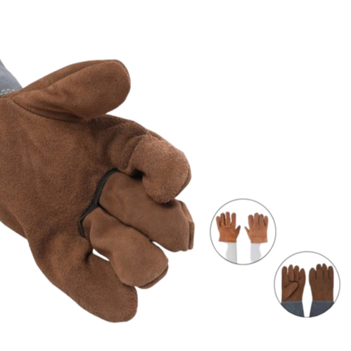 Gloves Sarung Tangan Kulit Las Listrik Pelindung Kerja Safety Aman Portabel