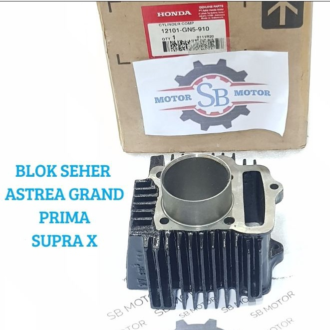 BLOK SEHER CYLINDER BLOK ASTREA PRIMA GRAND SUPRA X LAMA ASLI AHM 12101-GN5-910