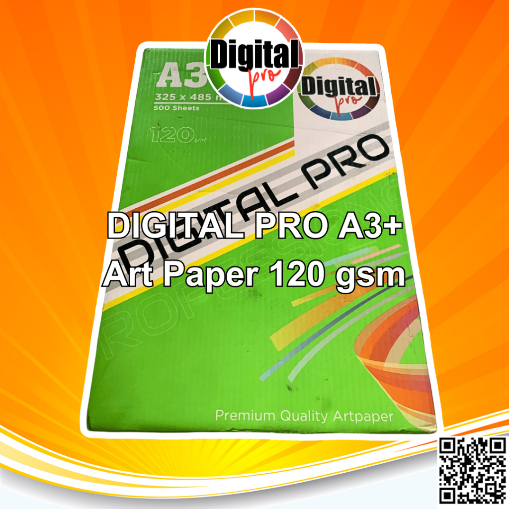 

lkjj Dital PRO Gloss Kertas Art Paper Carton 150Gsm, 120Gsm Golden Coin 150Gsm A3+ Dital Print Pack