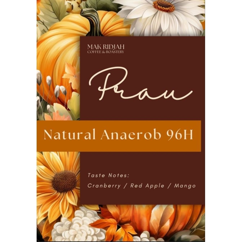 

Arabika Prau Natural Anaerob 96H 150gram
