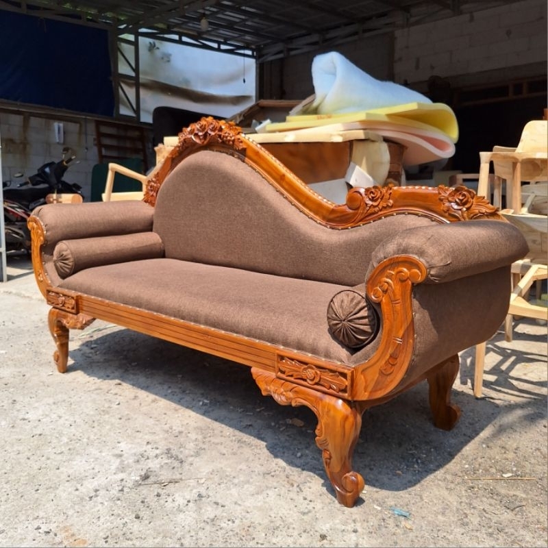 sofa jati, sofa cleopatra, sofa ukir, dekorasi, ruang tamu, cod