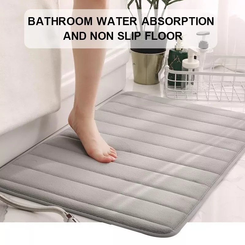 MH - Keset Kaki Foam 40x60cm Anti Slip Kamar Mandi Dapur Keset 40x60