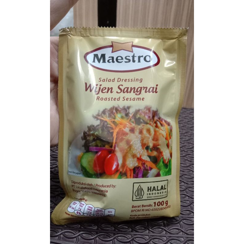 

Maestro Wijen Sangrai 100g