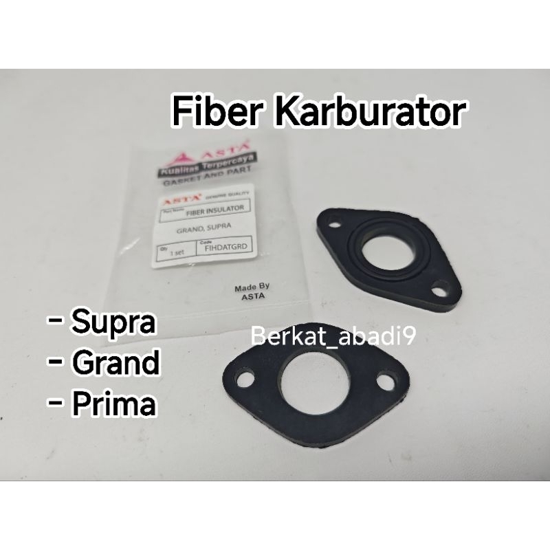 Supra / Grand Ebonit Bonit Fiber Karbu Karburator Carburator Supra Grand Prima