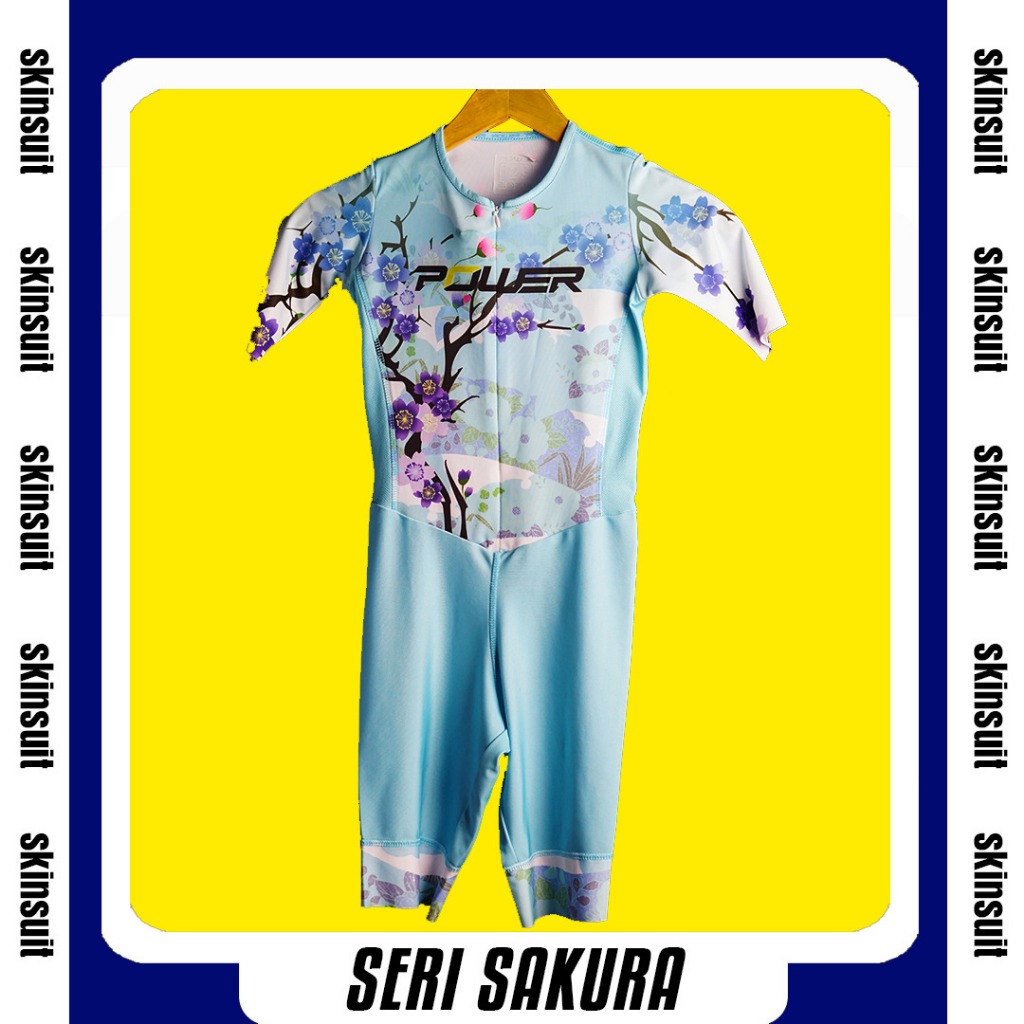 Skinsuit Power Apparel Inline Skate Jersey Skinsuit Sepatu Roda
