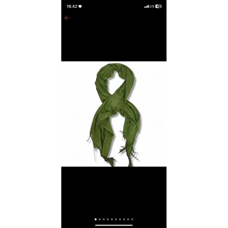 preloved syal/pashmina dubai naughty hijau