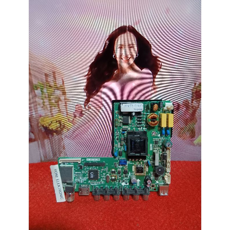 MESIN TV LED KONKA LED32RS600 - MAINBOARD MOTHERBOARD MOBO MICOM MODUL TV KONKA 32RS600
