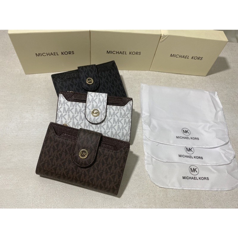 Dompet Wanita MK Michael Kors Free Box Import Branded/Dompet Pendek Lipat MK