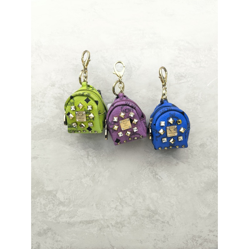 Gantungan Tas Bag Charm Coin Wallet MCM Backpack Keychain Dompet Coin