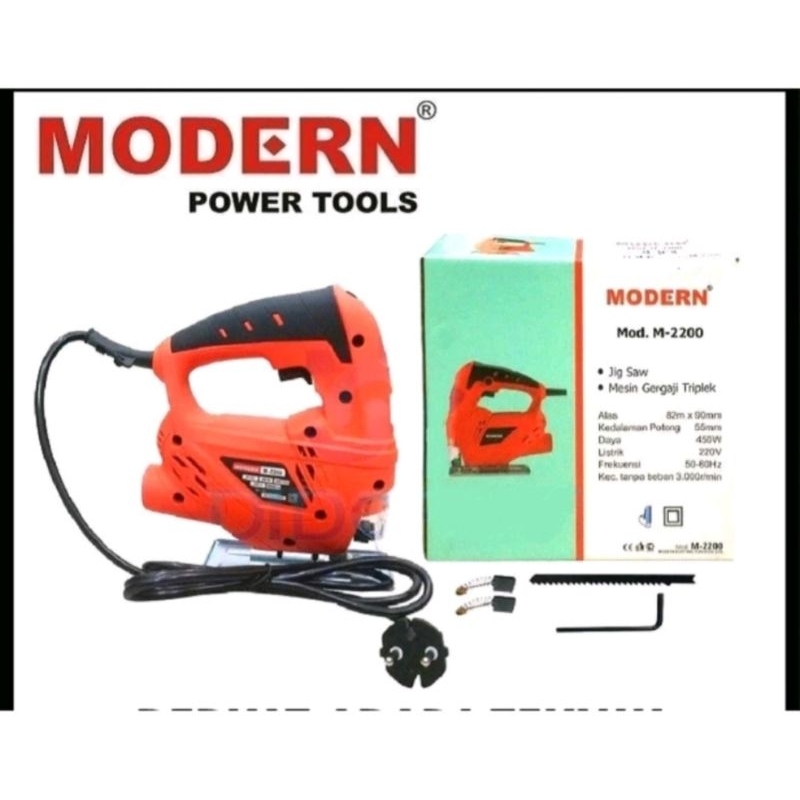 Jigsaw modern M2200 / Mesin Gergaji kayu, Mesin pemotong kayu modern