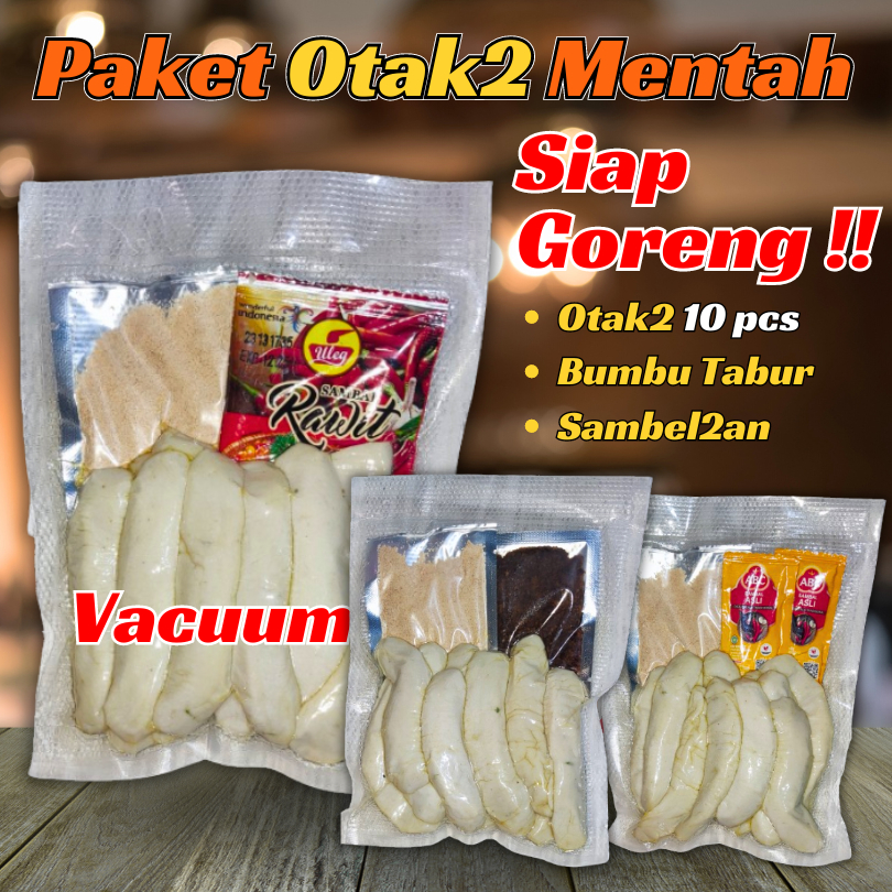 

SIAP GORENG ! Otak Otak Ikan Dan Bumbu Siap Goreng - Sambal Pecel - Saus Sambal - Sambal Rawit - Bumbu Tabur