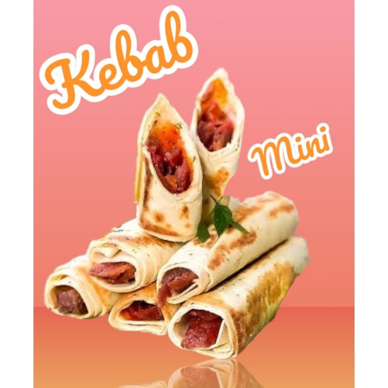 

Kebab Mini Premium frozen 1 box isi 5 biji full daging.Tanpa Sayur Murah.