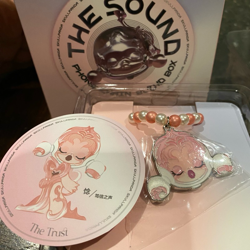 skullpanda phone charm selected TRUST pink gantungan hp