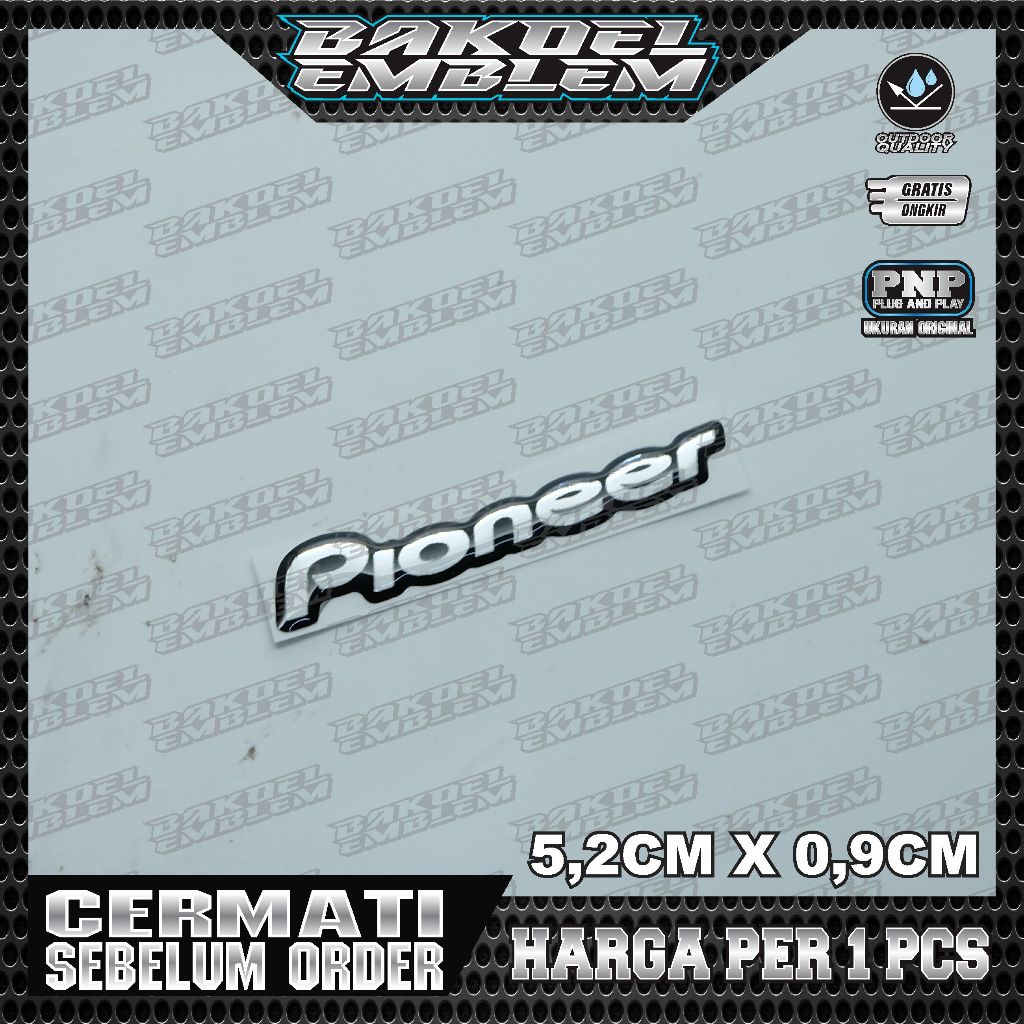 EMBLEM AUDIO PIONEER, EMBLEM SPEAKER PIONEER (PIONEER)