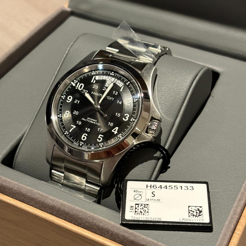 Hamilton Khaki King Automatic Stainless Steel Bracelet H64455133 Jam Tangan Hamilton Day Date