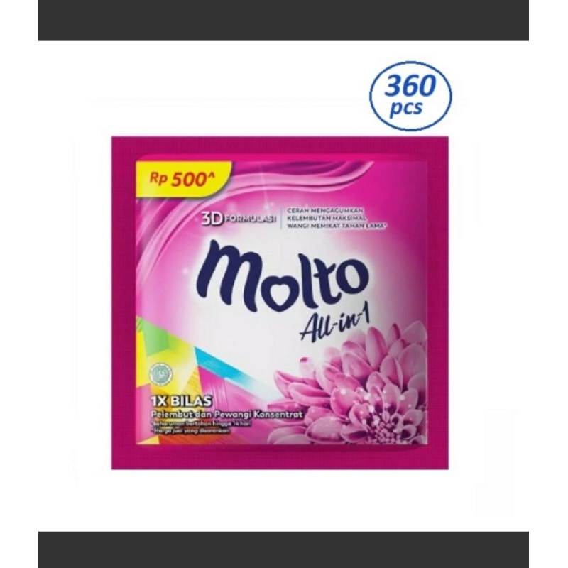 Molto 9ml kemasan 500an 1 dus