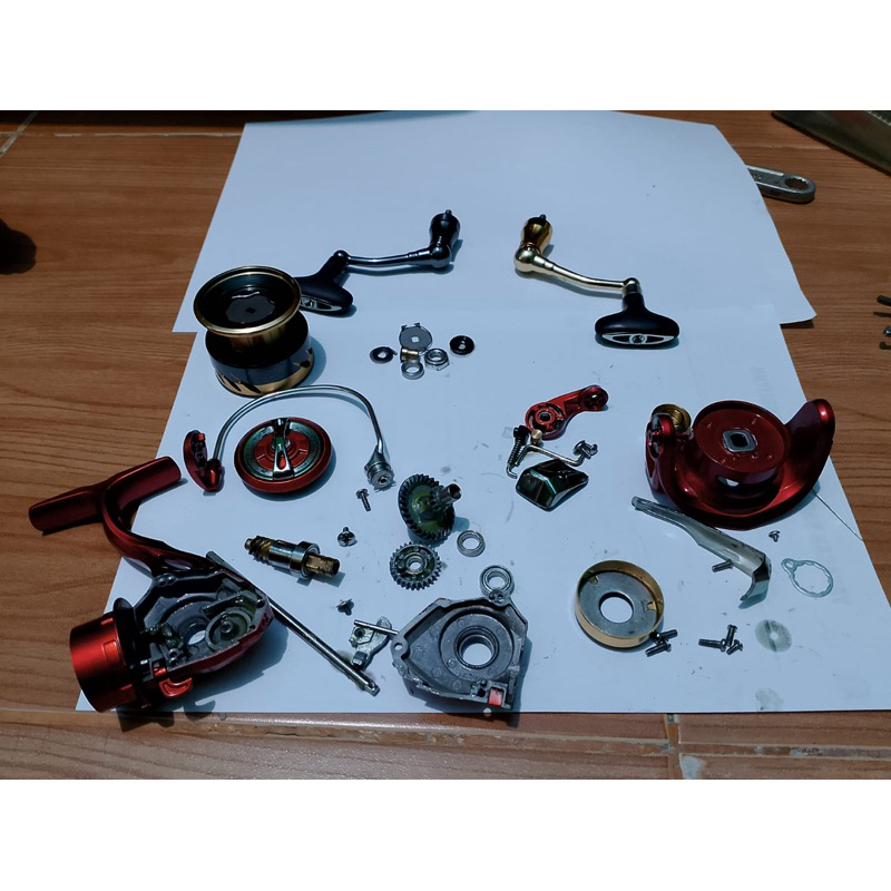 spare part reel fugu iron man 3000 second layak pakai
