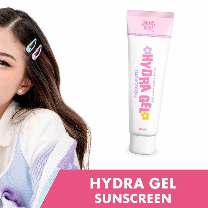OHMYSKIN HYDRA GEL Sunscreen / sunscreen untuk kulit jerawat