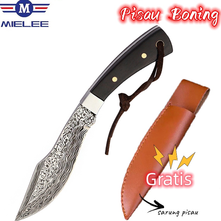 Baru Kejutan  MIELEE Pisau Super Tajam Jepang Pisau Luar Ruangan Impor Pisau Daging Pisau Daging Lip