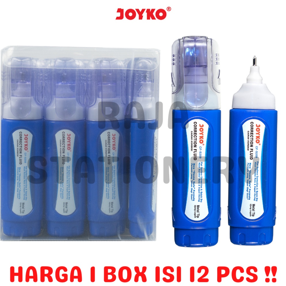 

KODE X6D8 JOYKO CORRECTION FLUID TIPEX CAIR JOYKO CFS29 TIPEX TIPX BOX 12PCS