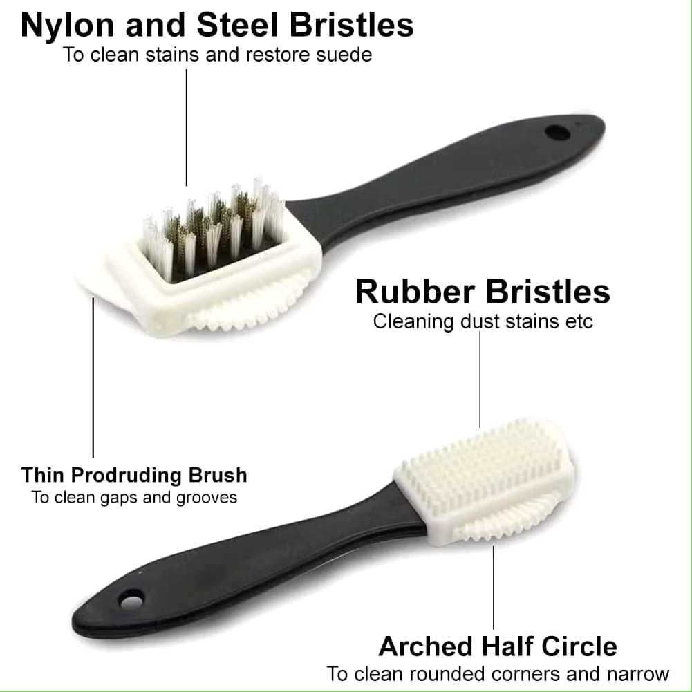 OKESTORE_PKU / Sikat Pembersih / Sikat Sepatu Suede 4in1 / Kain / Tas / Jaket Kulit / Shoes Brush / 