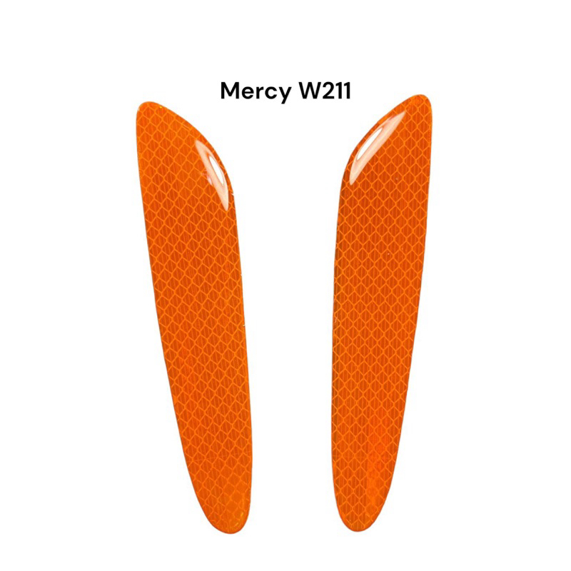 DUMMY SIDE MARKER BUMPER MOBIL MODEL MERCY MERCEDES BENZ W211 REFLEKTOR MATA KUCING SIDEMARKER BEMPE
