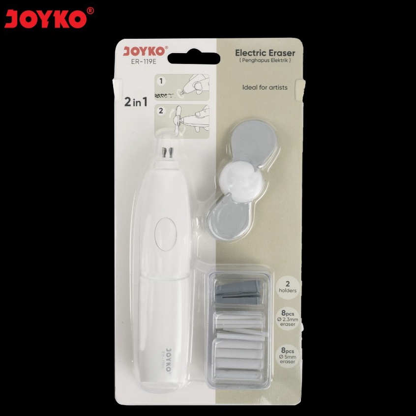 

KODE G4Q3 Electric Eraser Joyko ER119E Penghapus Elektrik 2 in 1