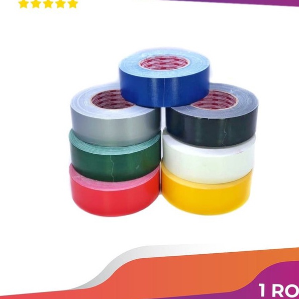 Bonuskan LAKBAN KAIN WARNA 2 X 45M CLOTH TAPE SAZANAMI LAKBAN KAIN JUMBO